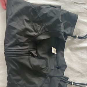 SwimZip Women's Half Zip Swim Dress Cover Up - Black